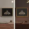 Mot - Bladachtig - Grijs Light Box met batterij (Wandlamp) middel -sfeer3