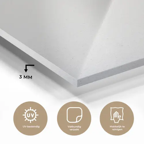 Beton - Wit - Modern plexiglas 5mm klein -sfeer2