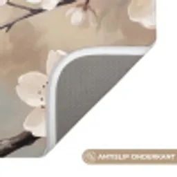 Bloesem - Takken - Schilderij - Beige - Serene Badmat klein -USP_AntislipNL