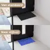 Patroon - Blauw Deurmat klein -voor-na_NL