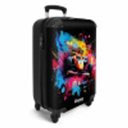Formule 1 auto met graffiti NBS - Handbagage koffer - Unisex middel -productfoto_3d