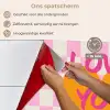 Valentijn - Love - Roze - Oranje keuken achterwand spatscherm klein -spatscherm_NL