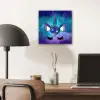 Eenhoorn - Sterrenhemel - Ster - Blauw aluminium wit klein -sfeer5