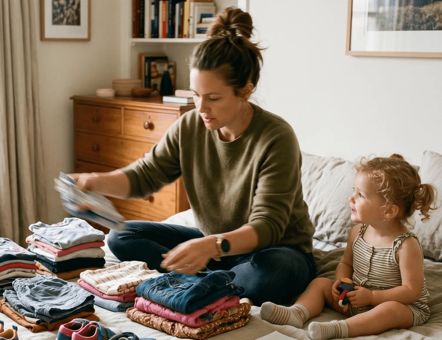 packing for 2 weeks with child