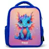 Schattige baby draak Kinderrugzak - Blauw middel -3d