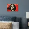 Graffiti - Vrouw - Rood - Street art - Banksy poster papier klein -sfeer2