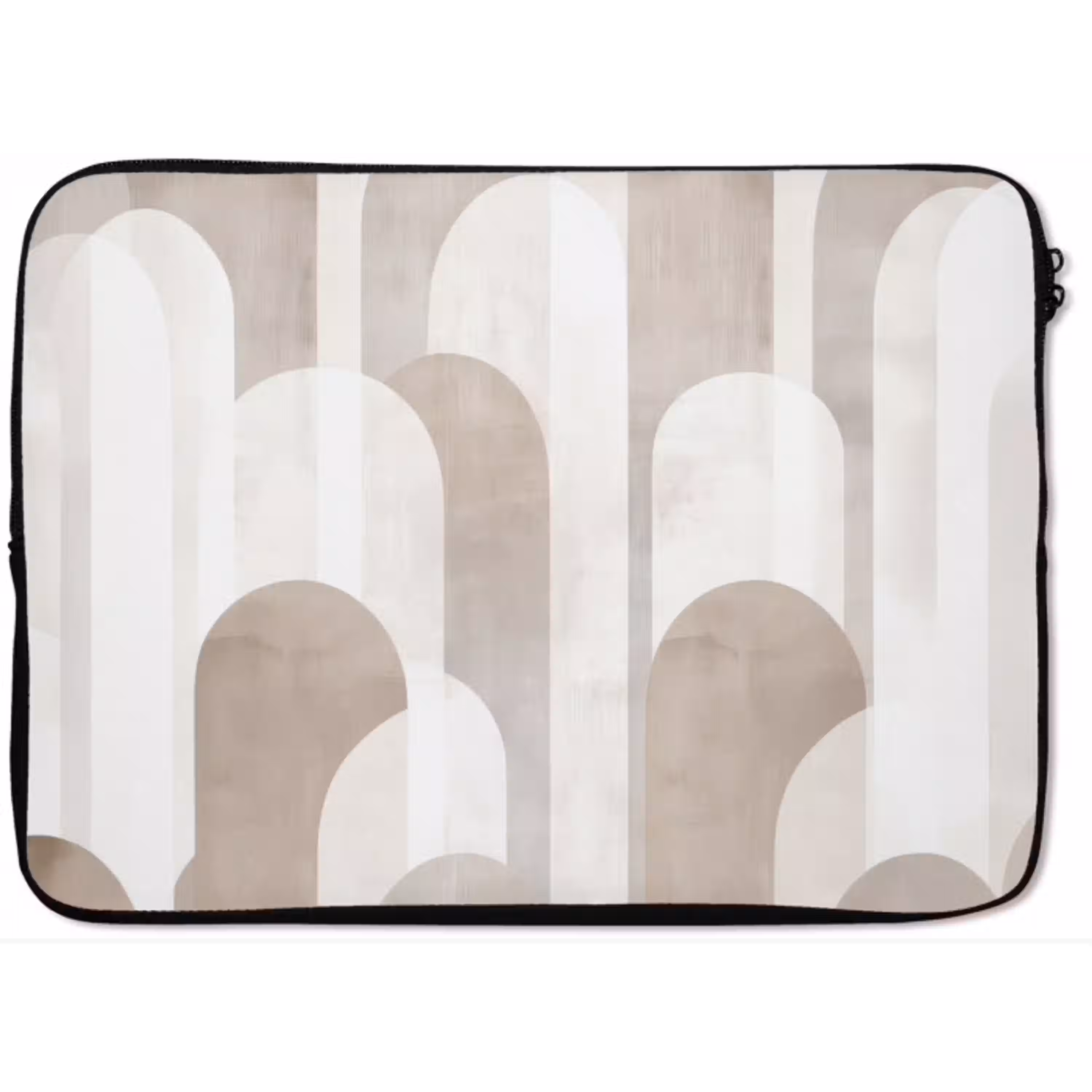 Abstracte bogen - Modern - Beige laptophoes neopreen klein -zkaufland3dotto