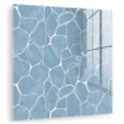 Organisch - Patroon - Blauw plexiglas 5mm klein 11 -zzzproduct_nieuw