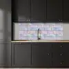 Pastelglans - Steen - Reflectie keuken achterwand 2 middel 871 -sfeer1