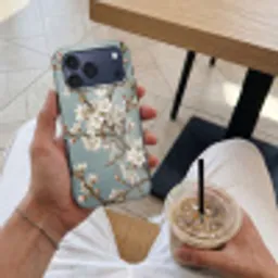Botanisch - Stilleven - Blauw Toughcase MagSafe Apple iPhone 17 Pro Max klein -Sfeer1M