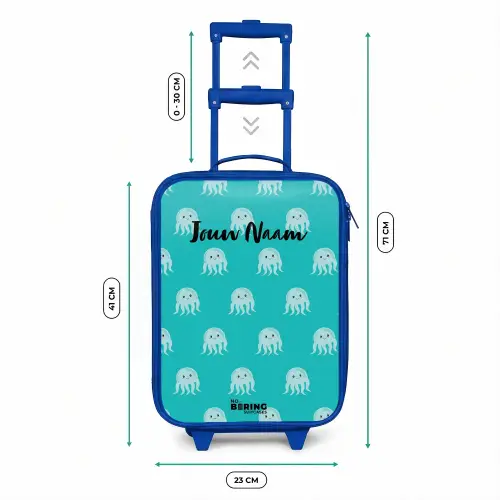 Kekke kwalletjes Kinderkoffer - Blauw klein -productfoto_formaten