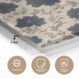 Motief - Bloemen - Zwart - Beige plexiglas 5mm klein 11 -wsfeer2_DE