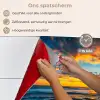 Zee - Zonsondergang - Strand - Wolken - Oranje keuken achterwand spatscherm klein -spatscherm_NL