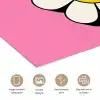 Smiley - Bloem - Roze poster papier klein -closeup_NL