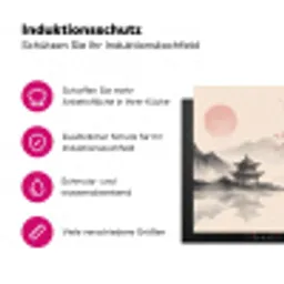 Zon - Japans - Traditioneel Inductie beschermer vinyl 3mm klein -zzzzzzz-lf-ups