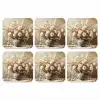Bloemen - Vaas - Stilleven - Beige onderzetter kurk middel -3d