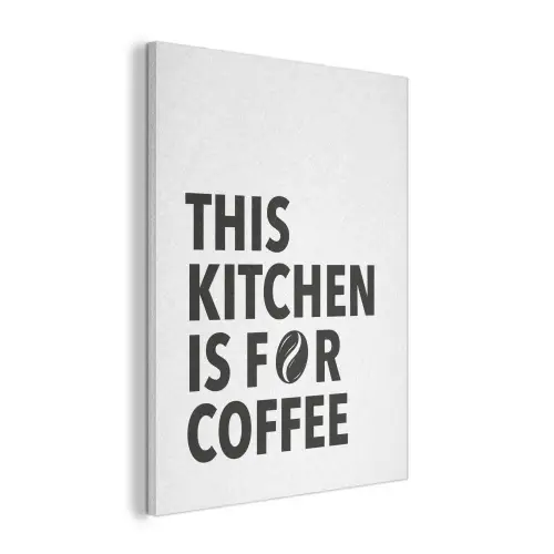 Quotes  - Koffie - Bonen - Modern PET vilt klein -3d