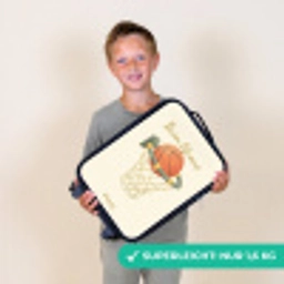 Basketbal in neutrale kleuren Kinderkoffer - Zwart klein -sfeer4_DE