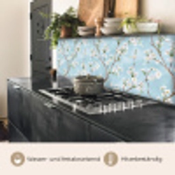 Kersenbloesem - Textuur - Blauw keuken achterwand 2 middel 871 -usp_DE