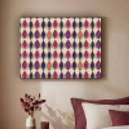Vintage - Retro - Kleurrijk Textielframe zwart klein 947 -sfeer1