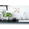 Abstracte bogen - Modern - Beige Muursticker klein -keuken