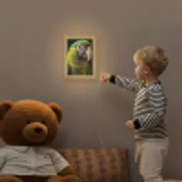 Ara - Portret - Groen Light Box met kabel (Kinderlampje) klein -sfeer4a_kind