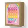 Educatief - Alfabet leren - Roze - Eenhoorn - Letters Light Box met kabel (Wandlamp kind) klein -3d