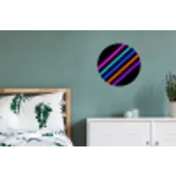 Esthetiek - Retro - Neon Wandcirkel aluminium klein -slaapkamer
