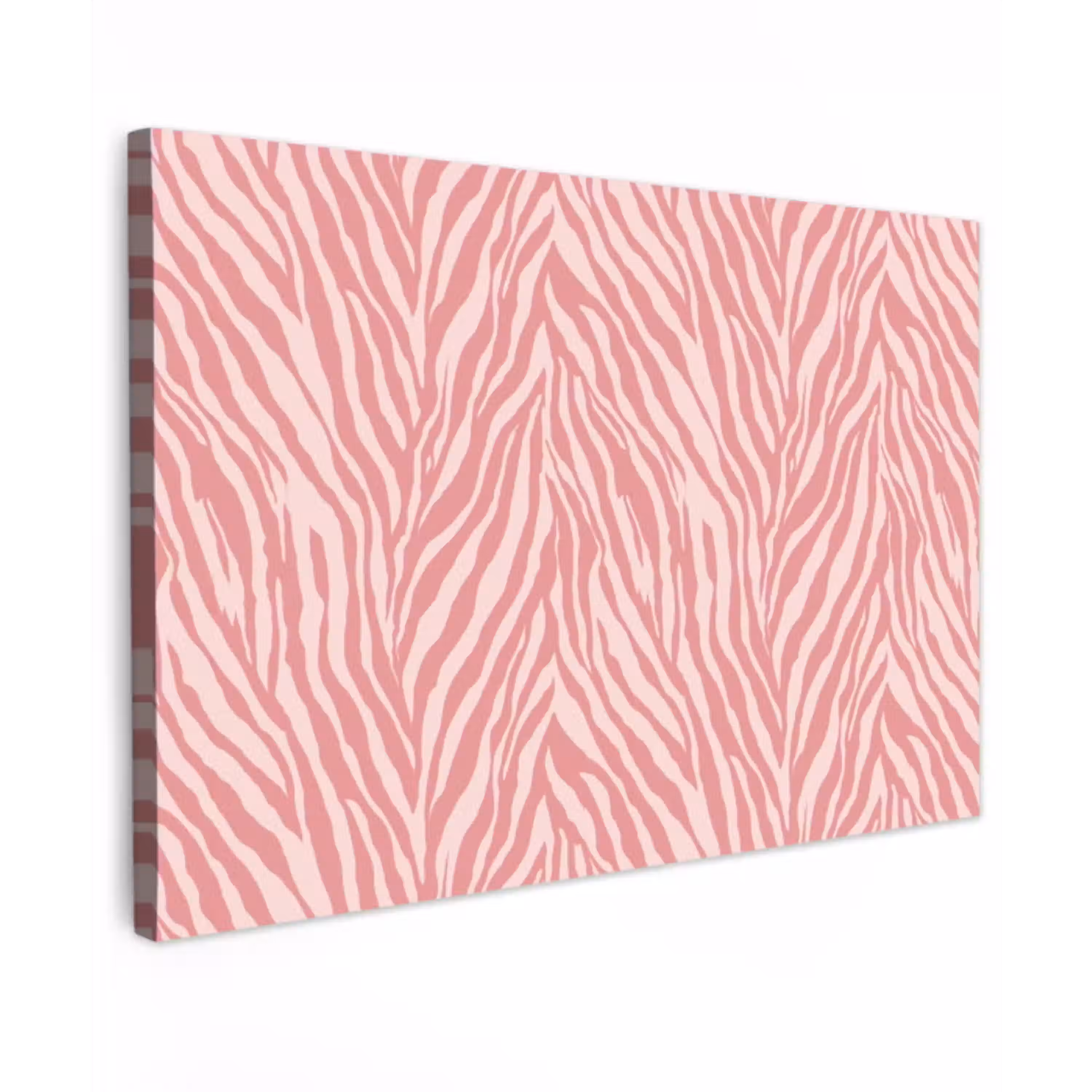 Zebra - Print - Roze canvas 2cm klein 34 -z3d