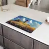 Windmolen - Heuvel - Bloemen - Kleurrijk Inductie beschermer vinyl 3mm klein -sfeer8