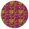 Roze - Groen - Neon - Dieren Wandcirkel plexiglas klein 852 -3d