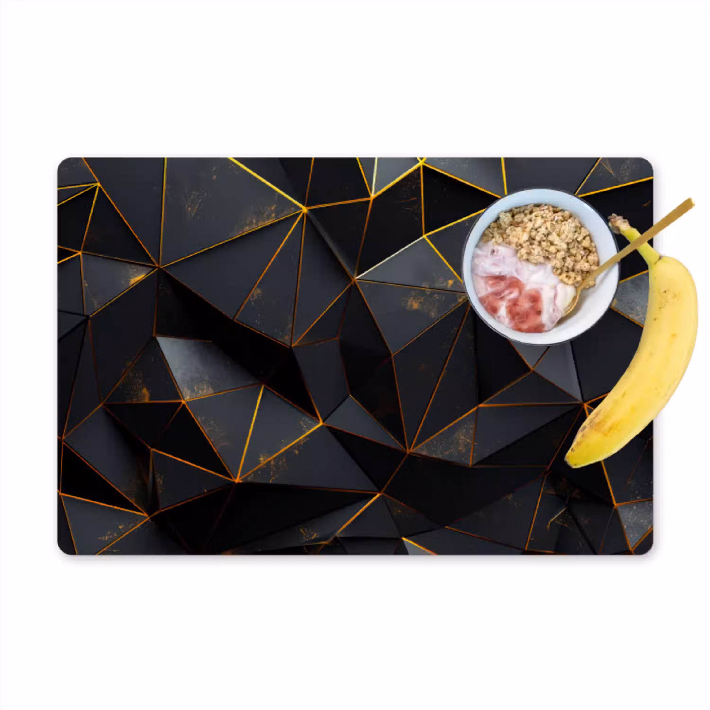 Geometrische Goudader Placemat vinyl groot -zzzproduct_Kitchenyeah-website