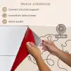 Wereldkaart - Simpel - Vliegtuig keuken achterwand spatscherm klein -spatscherm_FR