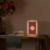 love your damn self - Cirkel - Glitter - Rood Light Box met kabel (Tafellamp) klein -sfeer4