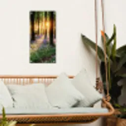 Bloemenzee in het ochtendlicht tuinposter los doek klein -sfeer7