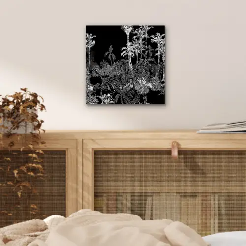 Palm - Jungle - Tropical aluminium wit klein -sfeer3