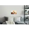 Zon - Heuvels - Boom - Abstract Muursticker klein -slaapkamer