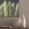 Asperges - Groen - Zwart PET vilt klein -sfeer6_closeup