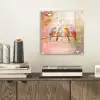 Vogels - Tak - Quote - Roze plexiglas 5mm klein -sfeer1