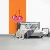 Discoballen - Kers - Spiegels - Roze fotobehang vinyl groot -slaapkamer