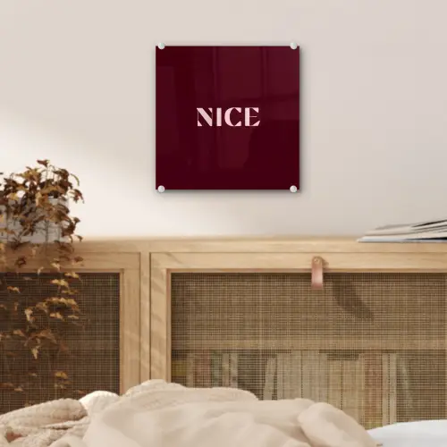 Nice - Bordeaux - Roze plexiglas 5mm klein -sfeer4