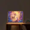 Hertje - Uil - Fantasie - Bos Light Box met batterij (Wandlamp kind) middel -sfeer1_kind