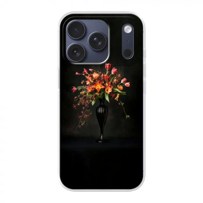 Sierlijk - Boeket - Vaas Telefoonhoesje iPhone 17 Pro klein -3d