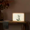 Cactus - Groen - Minimalistisch Light Box met kabel (Tafellamp) klein -sfeer4