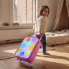 Vrolijk patroon van smileys Kinderkoffer - Roze klein -sfeer1