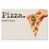 Pizza - Kaas - Pepperoni Placemat vinyl groot -zzsfeer1_Kitchenyeah-website