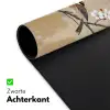 Vogels - Bloesemtak - Bloemen - Oranje Muismat XXL klein -sfeer2