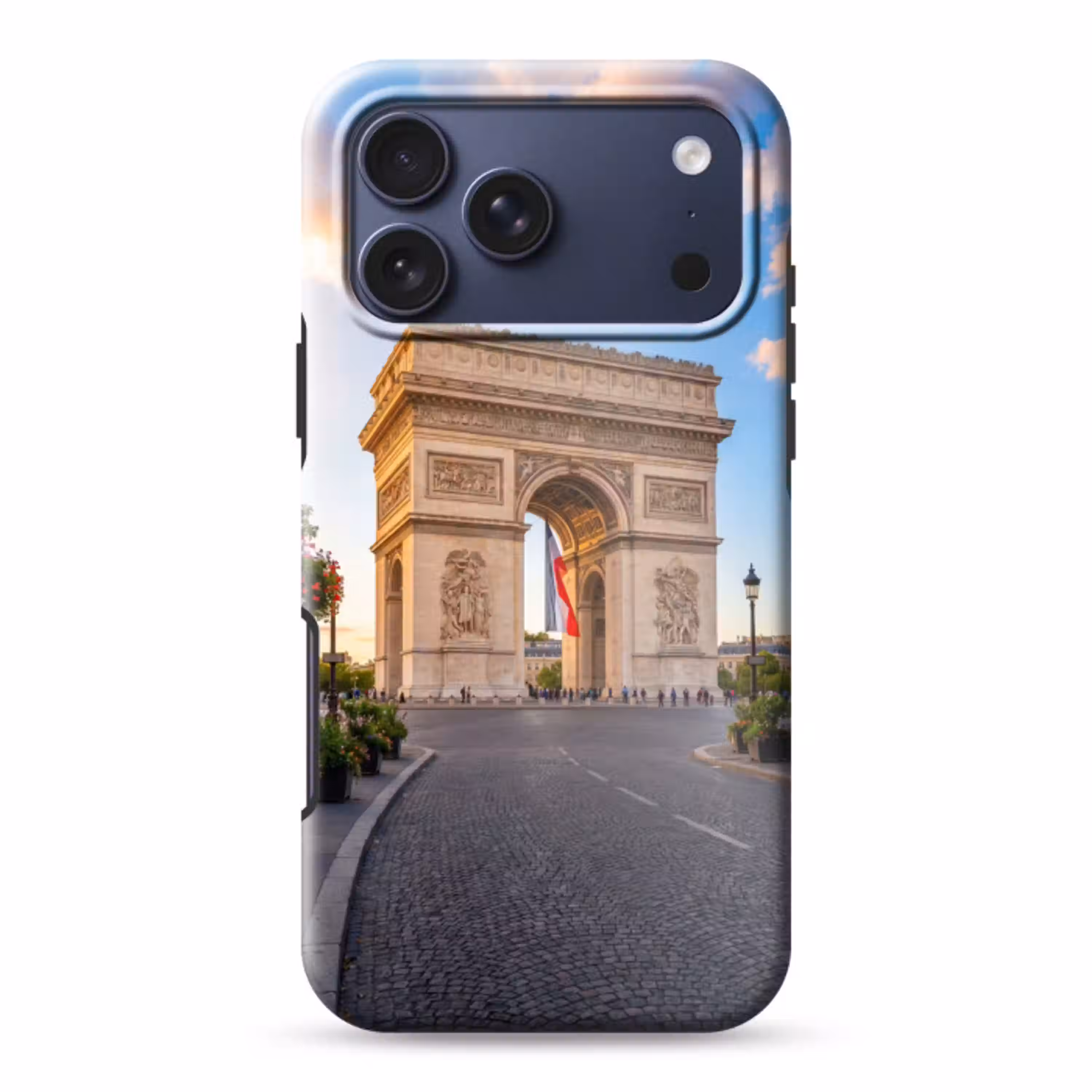 Monument - Parijs - Zonsondergang - Architectuur - Goud Toughcase MagSafe Apple iPhone 17 Pro Max klein -3d
