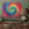 Regenboogkleuren - Tie dye - PET vilt klein -sfeer2