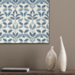 Flora - Modern - Blauw PET vilt klein 837 -sfeer6_closeup